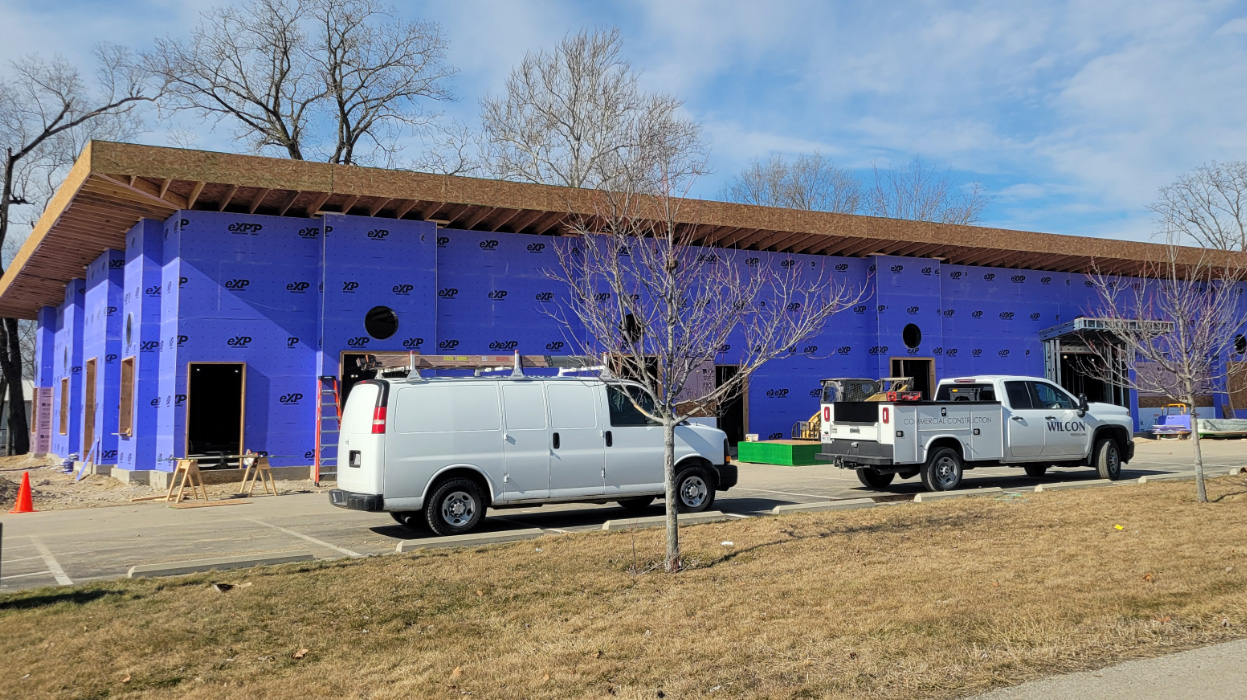 Photo of Preble Mini Minds building under construction